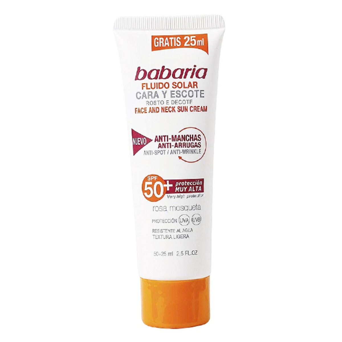 Naptej Arcra Babaria Solar Adn Sensitive Spf 50 Spf 50+ 75 ml